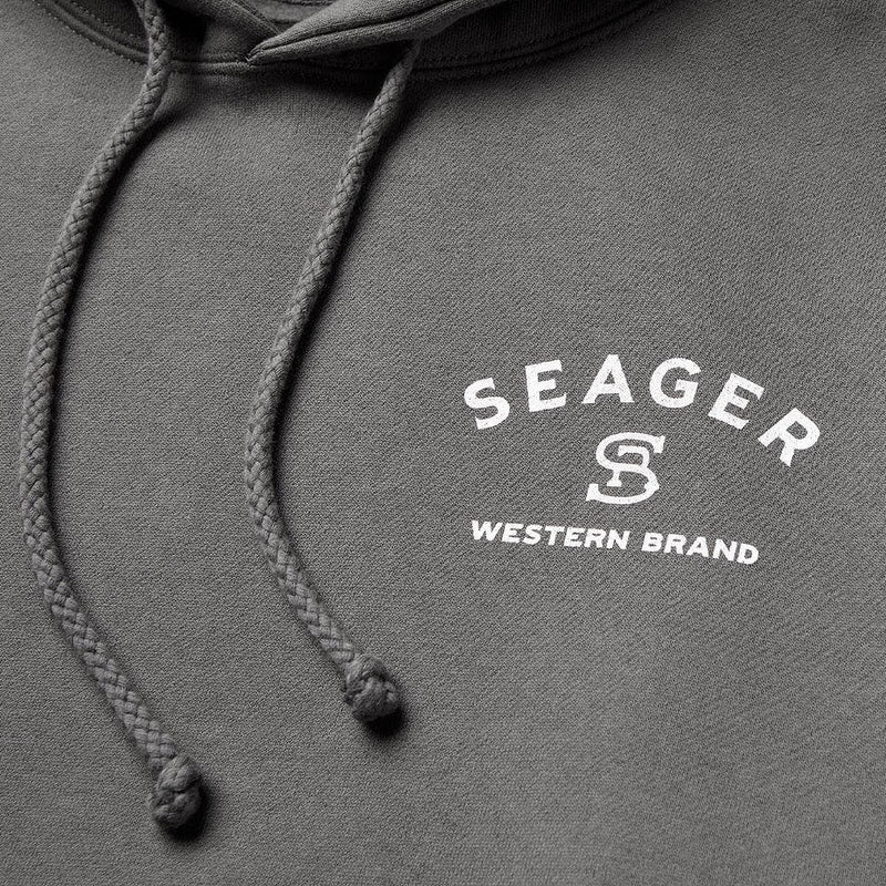 Seager Inc Men's Branded Charcoal Hoodie
