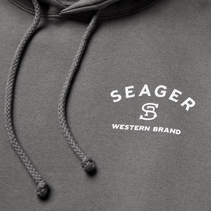 Seager Inc Men's Branded Charcoal Hoodie