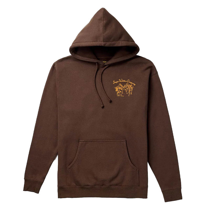 Seager Inc Men's Los Rios Brown Hoodie