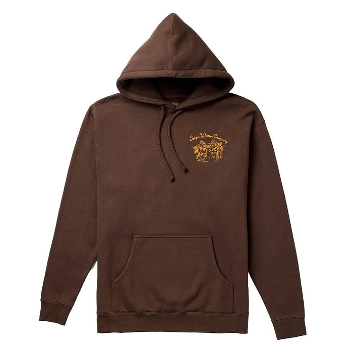 Seager Inc Men's Los Rios Brown Hoodie