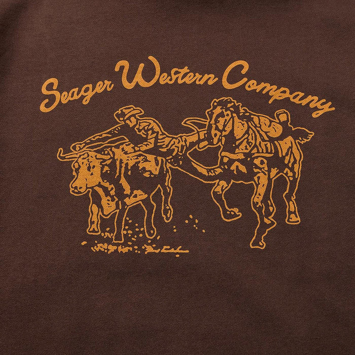 Seager Inc Men's Los Rios Brown Hoodie