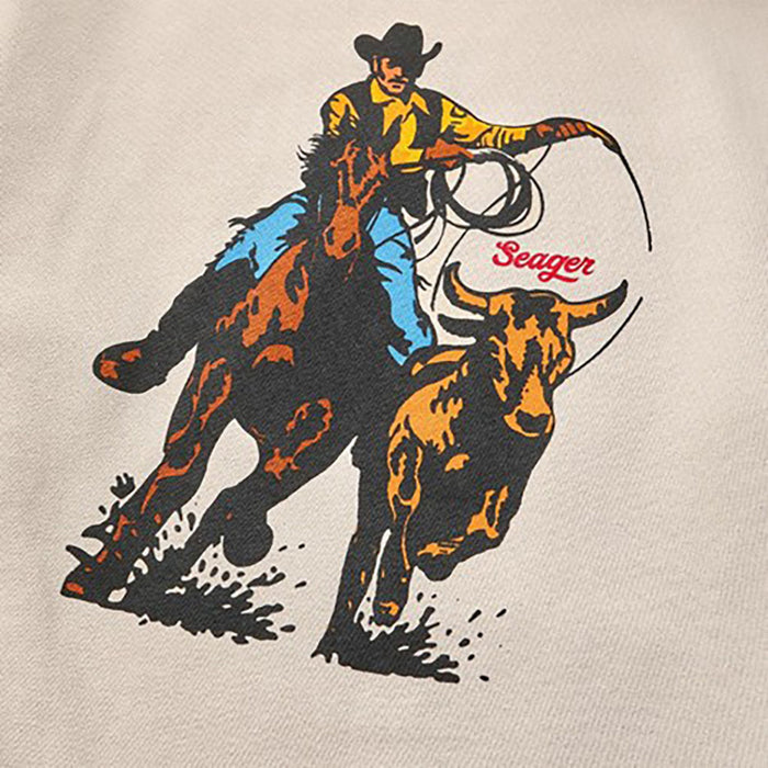 Seager Inc Men's Ivory Rodeo Hoodie