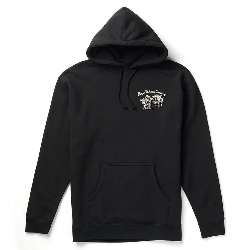 Seager Inc Men's Los Rios Black Hoodie