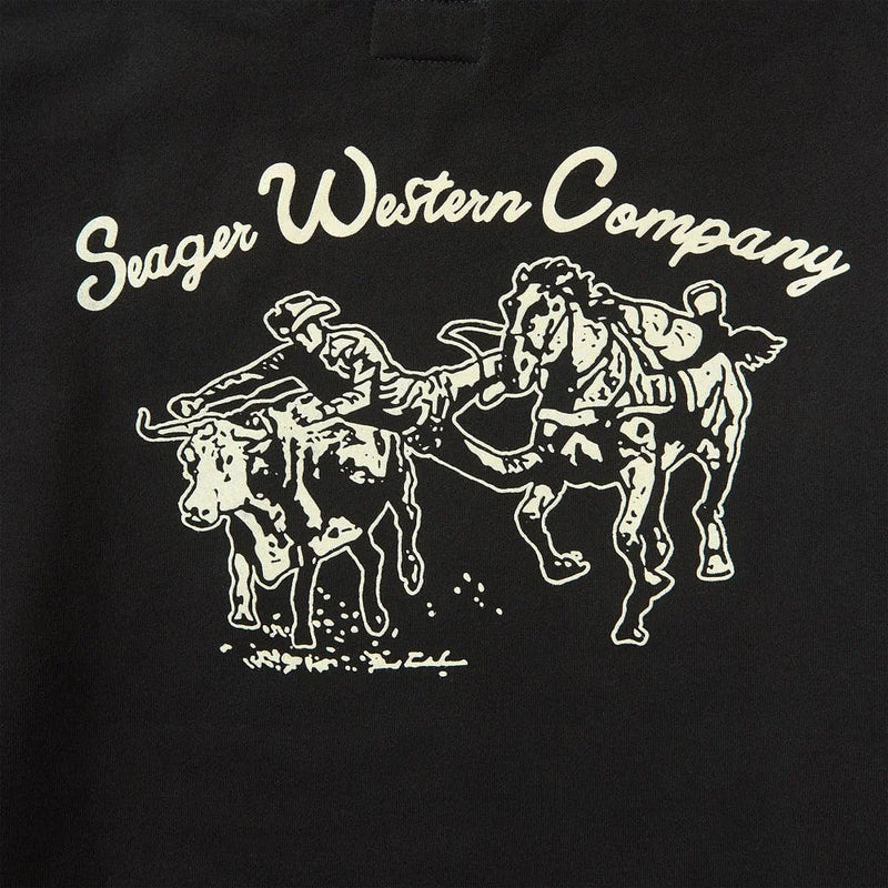 Seager Inc Men's Los Rios Black Hoodie