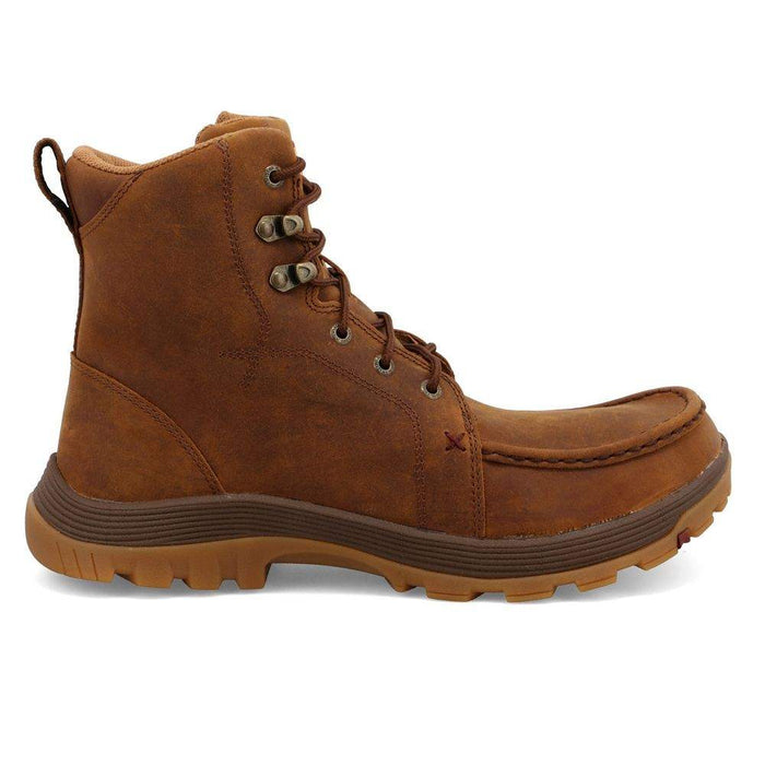 Twisted X Men`s Oiled Saddle 6 In Lace Up Work Boot