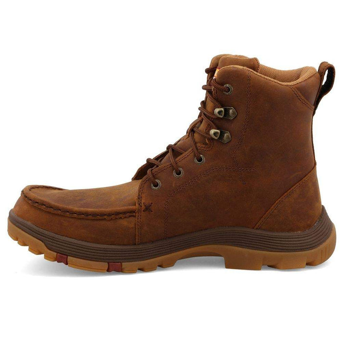 Twisted X Men`s Oiled Saddle 6 In Lace Up Work Boot