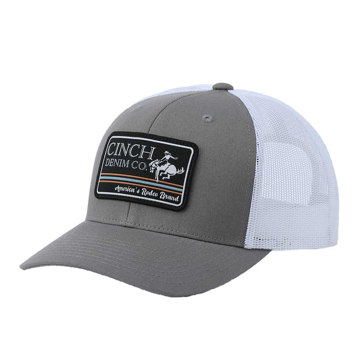 Cinch Men's Logo Grey Trucker Cap