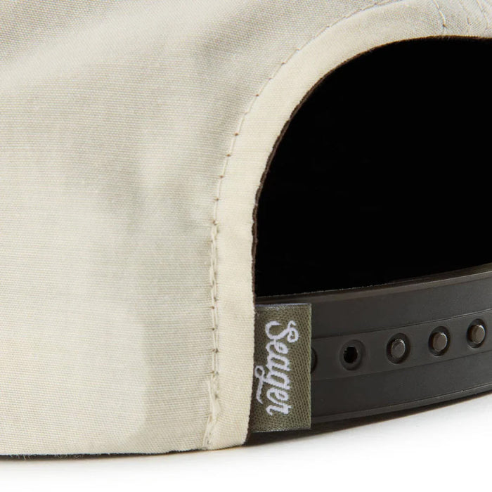 Seager Inc Men's Cream & Camo Branded Cap