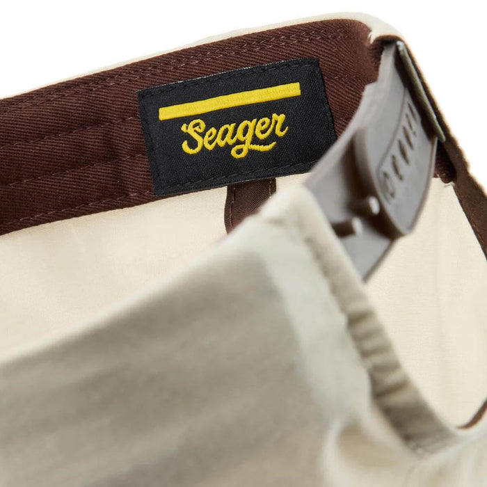 Seager Inc Men's Cream & Camo Branded Cap