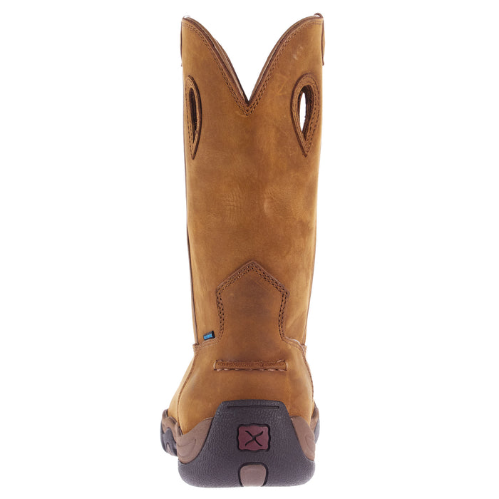 Twisted X Men`s Distressed Saddle 11In Top Nano Toe Hiker Boot