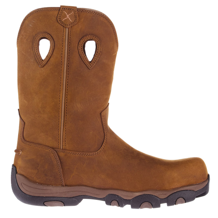 Twisted X Men`s Distressed Saddle 11In Top Nano Toe Hiker Boot