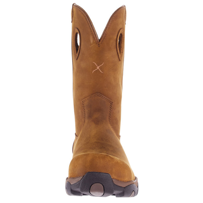 Twisted X Men`s Distressed Saddle 11In Top Nano Toe Hiker Boot