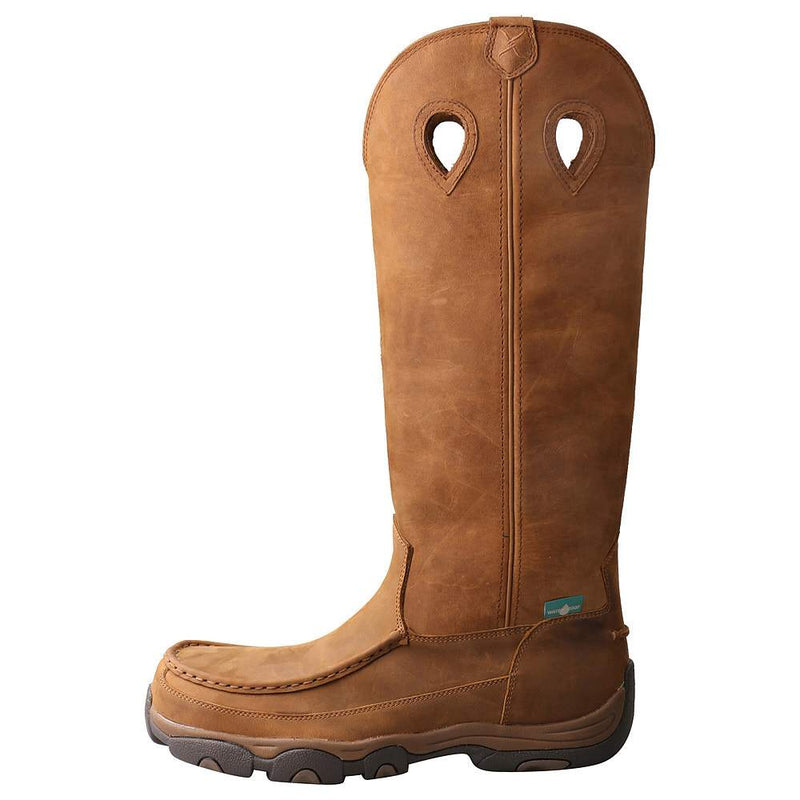 Twisted X Men's Distressed Saddle H2O ViperGuard 17in. Snake Boot