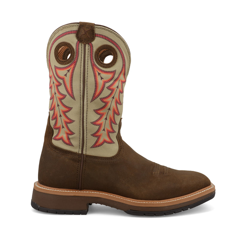 Twisted X Men`s Moose Brown Vamp with 11in Tea Top