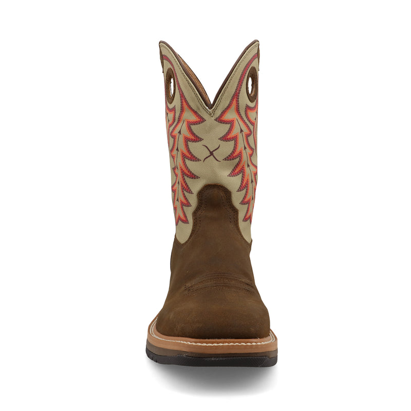 Twisted X Men`s Moose Brown Vamp with 11in Tea Top