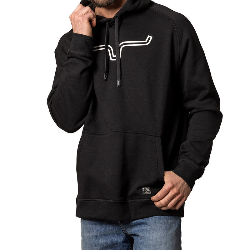 Kimes Ranch Men's Outlier Black & White Hoodie