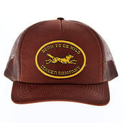 Seager Inc Brown Born Wild Trucker Cap