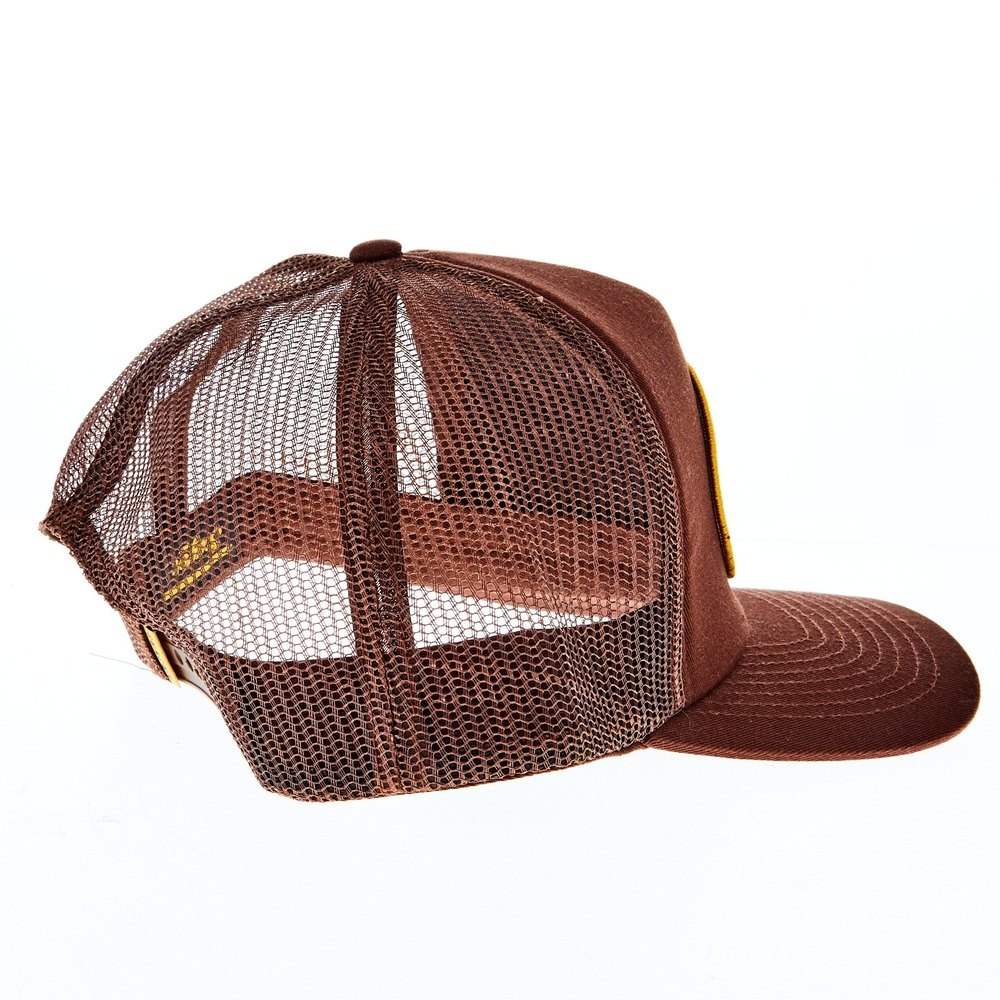 ☆WKNDRS☆ SPRAY TRUCKER CAP BROWN WS2501CP01BR ☆WKNDRS☆ SPRAY TRUCKER CAP BROWN WS2501CP01BR SPRAY