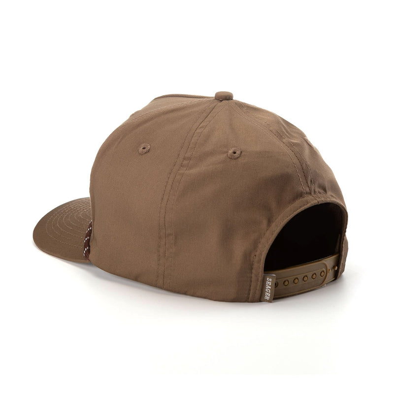 Seager Inc Branded Brown Snapback Cap