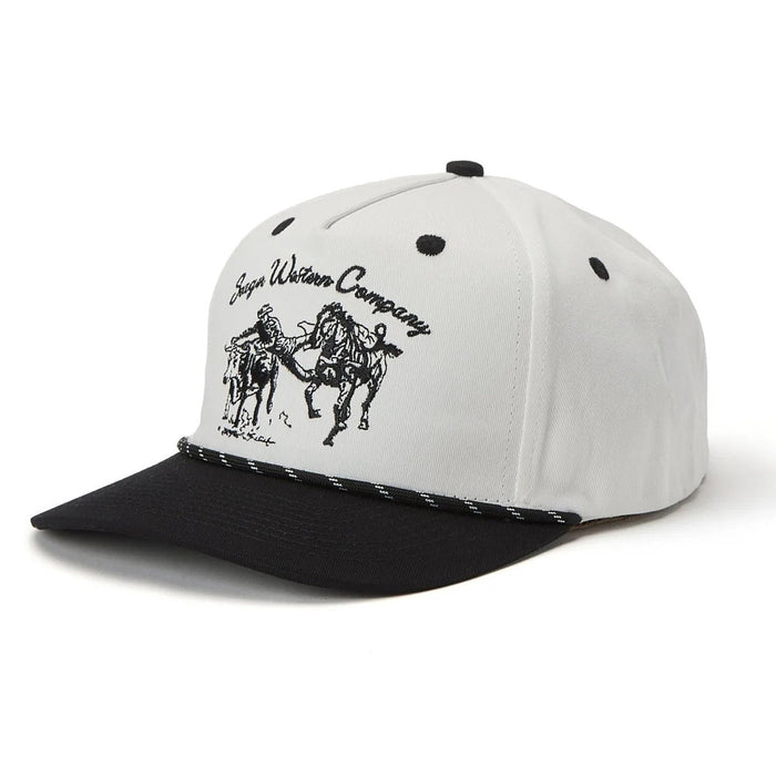 Seager Inc Cream & Black Los Rios Cotton Cap