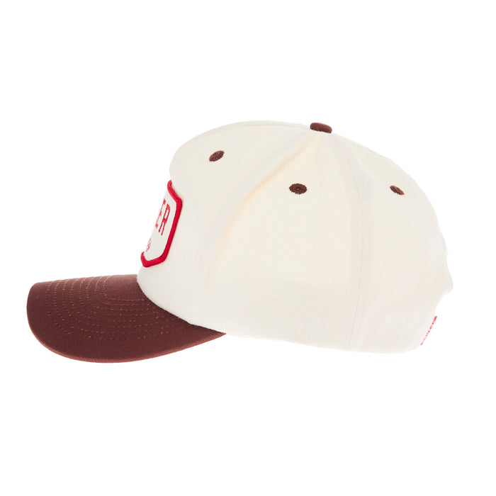 Seager Inc Men's Wilson Cream And Brown Cap