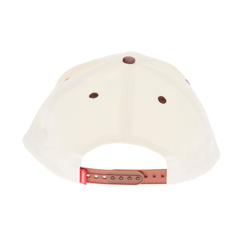Seager Inc Men's Wilson Cream And Brown Cap