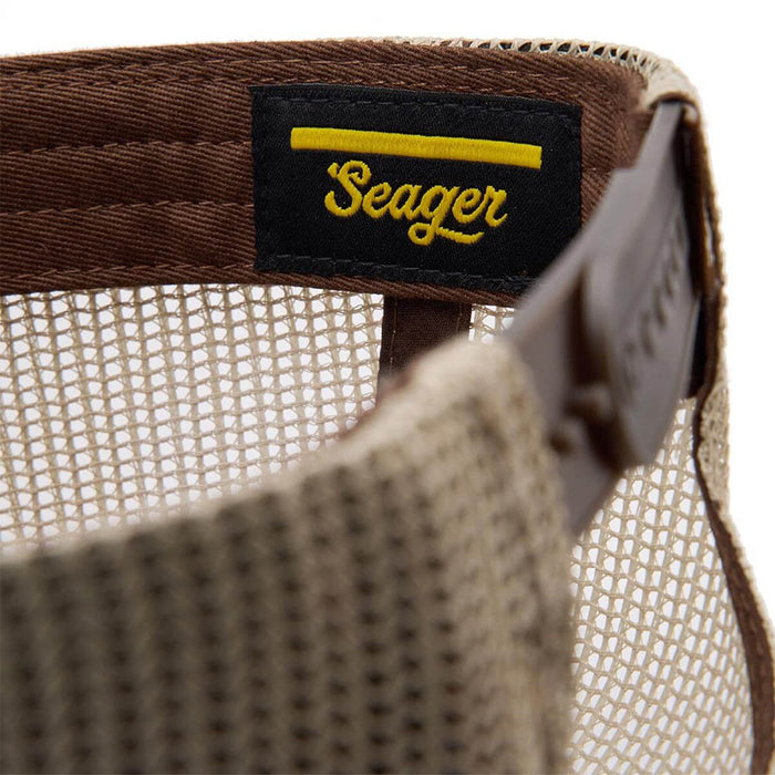 Seager Inc Men's Tan Twill The Herd Trucker Cap