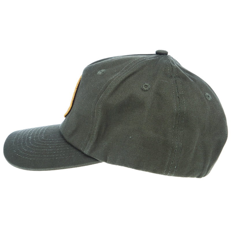 Seager Inc Dark Green Fat Tail Snapback Cap