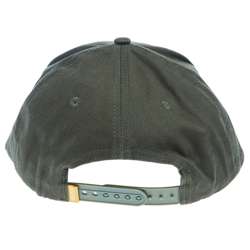 Seager Inc Dark Green Fat Tail Snapback Cap