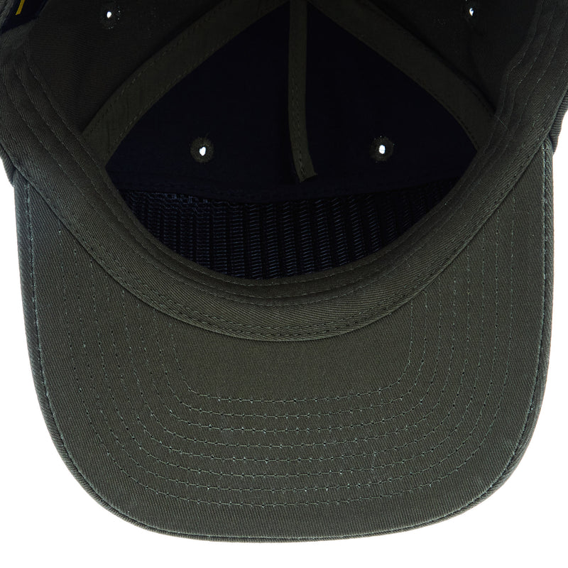 Seager Inc Dark Green Fat Tail Snapback Cap