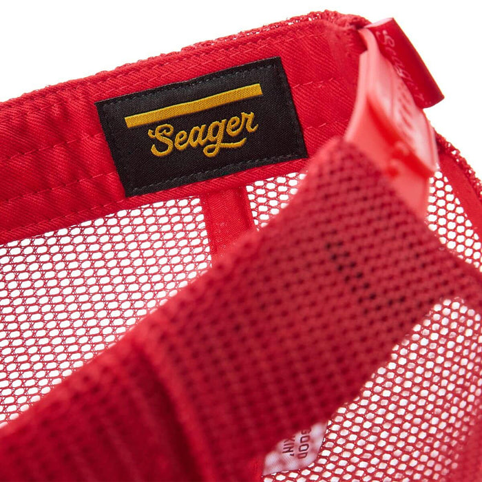 Seager Inc Men's Big USA Red Cap