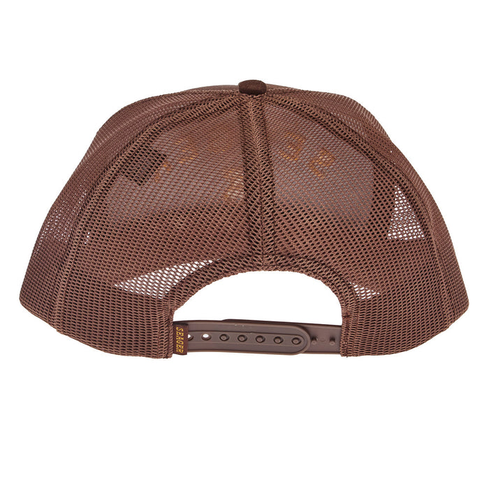 Seager Inc Men's Branded Brown Cap