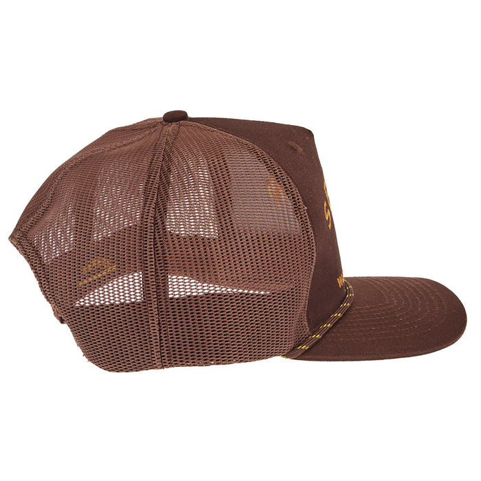 Seager Inc Men's Branded Brown Cap