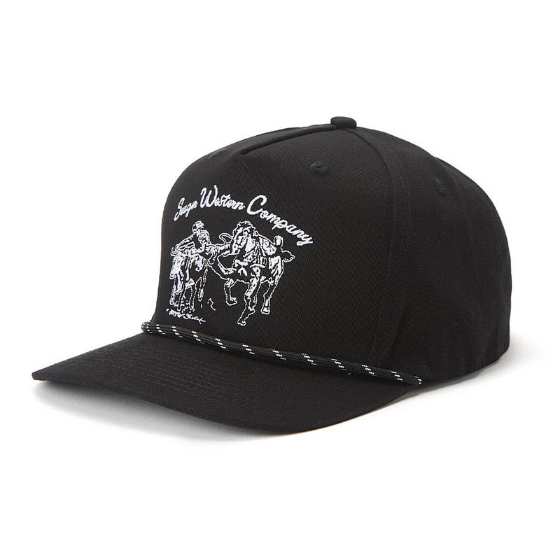 Seager Inc Men's Los Rios Black Cap