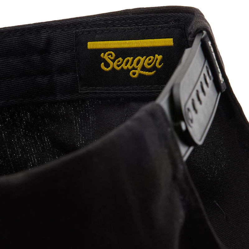 Seager Inc Men's Black Badge Cap