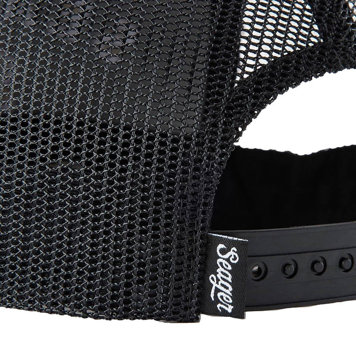 Seager Inc Men's Black Branded Cap