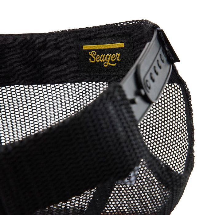 Seager Inc Men's Black Branded Cap