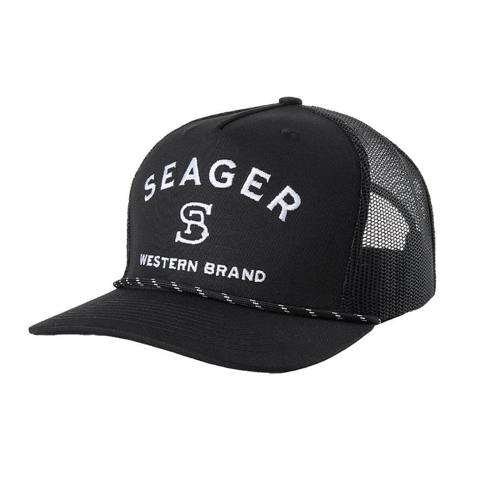 Seager Inc Men's Black Branded Cap