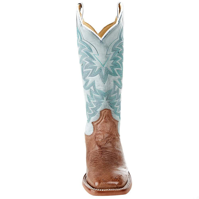 Justin Boots Womens NRS Exclusive Vintage Mink Smooth Ostrich Cowgirl Boot MJ3501