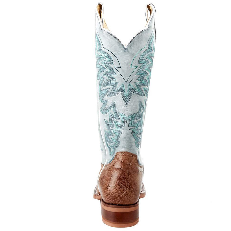 Justin Boots Womens NRS Exclusive Vintage Mink Smooth Ostrich Cowgirl Boot MJ3501