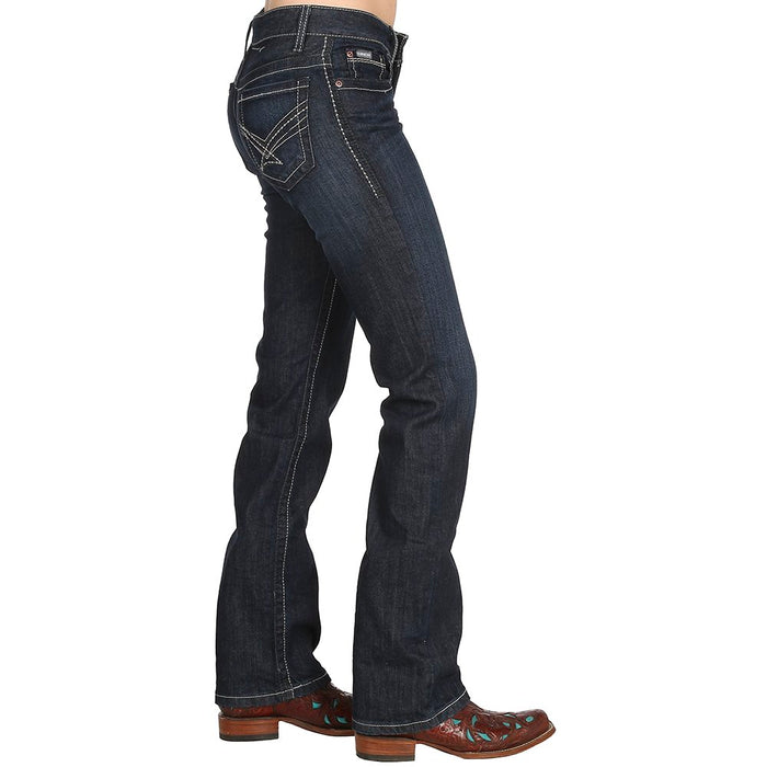 Cinch Women's Ada Mid Rise Relaxed Boot Cut Jean