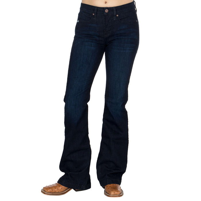 Cinch Women's Lynden Dark Wash Trouser Jean