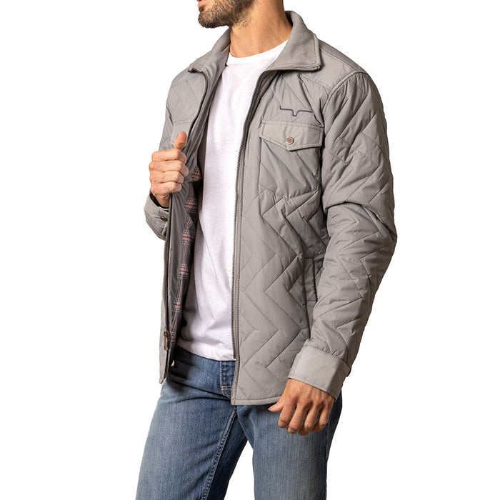 Kimes Ranch Men's Grey Skink Shacket