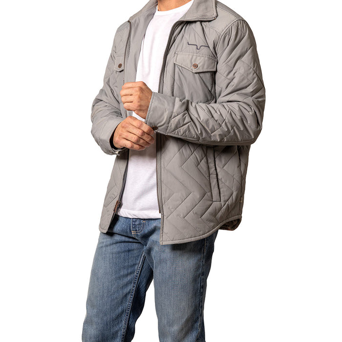 Kimes Ranch Men's Grey Skink Shacket