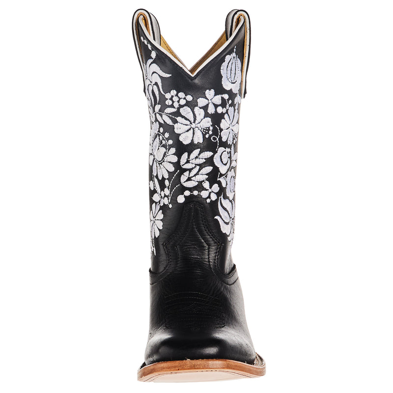 Macie Bean Dylan Black Water Square Toe Cowgirl Boot