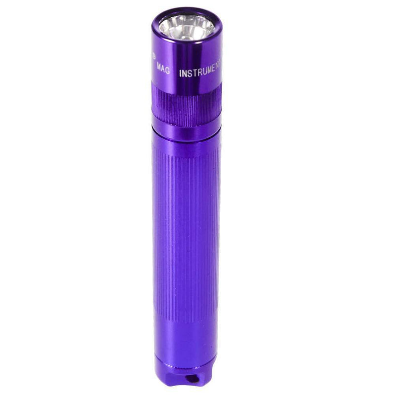 Blue Ridge Maglite Flashlight 1P Purple Solitaire AAA Presentation Box ML1P