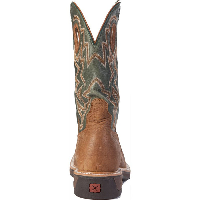 Twisted X Men's Distressed Shoulder Steel Toe Waterproof Lite Weight Cowboy Work Boots