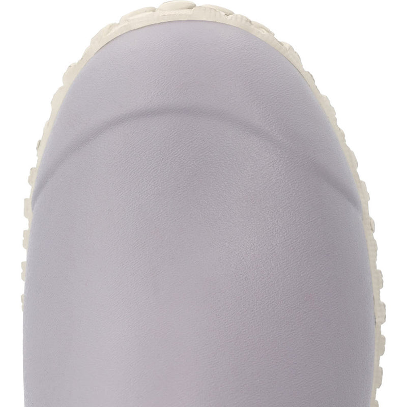 Muck Women's Grey Purple Flower Rubber Boot