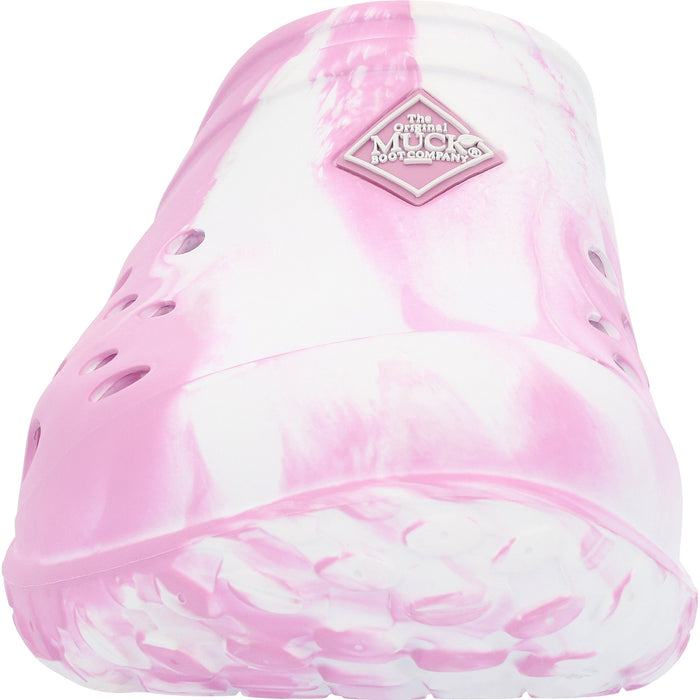 Muck Muck Youth ter Lite Clog Pink and White Swirl