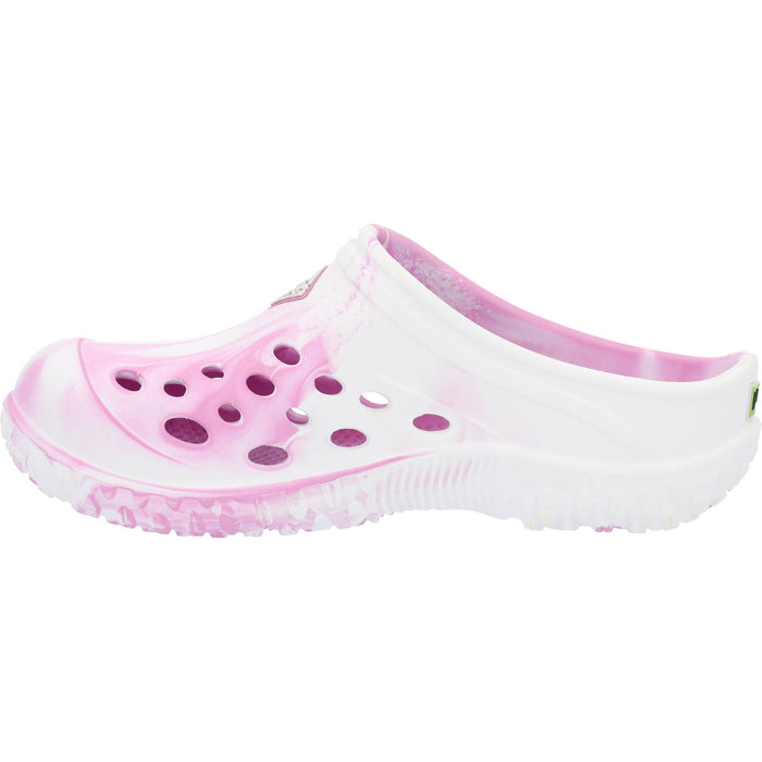 Muck Muck Youth ter Lite Clog Pink and White Swirl
